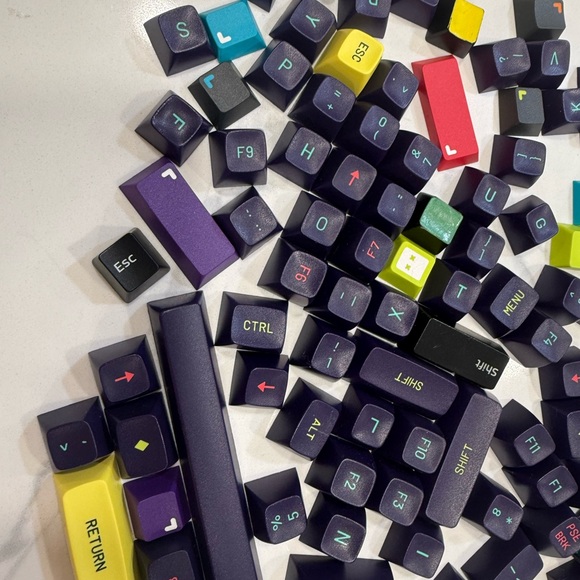 Colorful Keyboard Keycaps Set - Picture 1 of 4